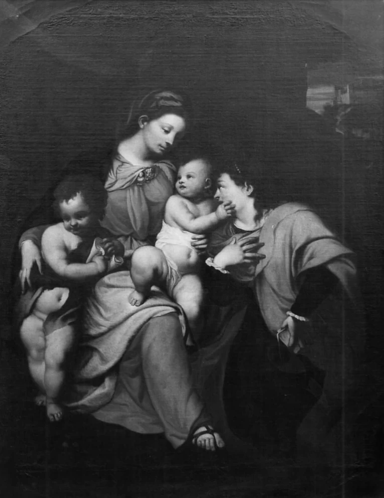Madonna col Bambino, Giovannino - Galleria Nazionale di Palazzo Spinola, Genova